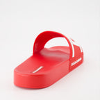 Open shoes D&amp;G slides Dolce & Gabbana Red Man