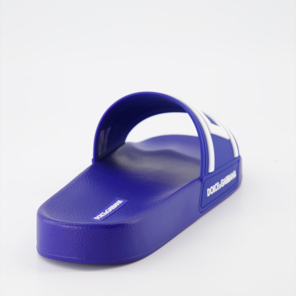 Open shoes D&amp;G slides Dolce & Gabbana Blue Man