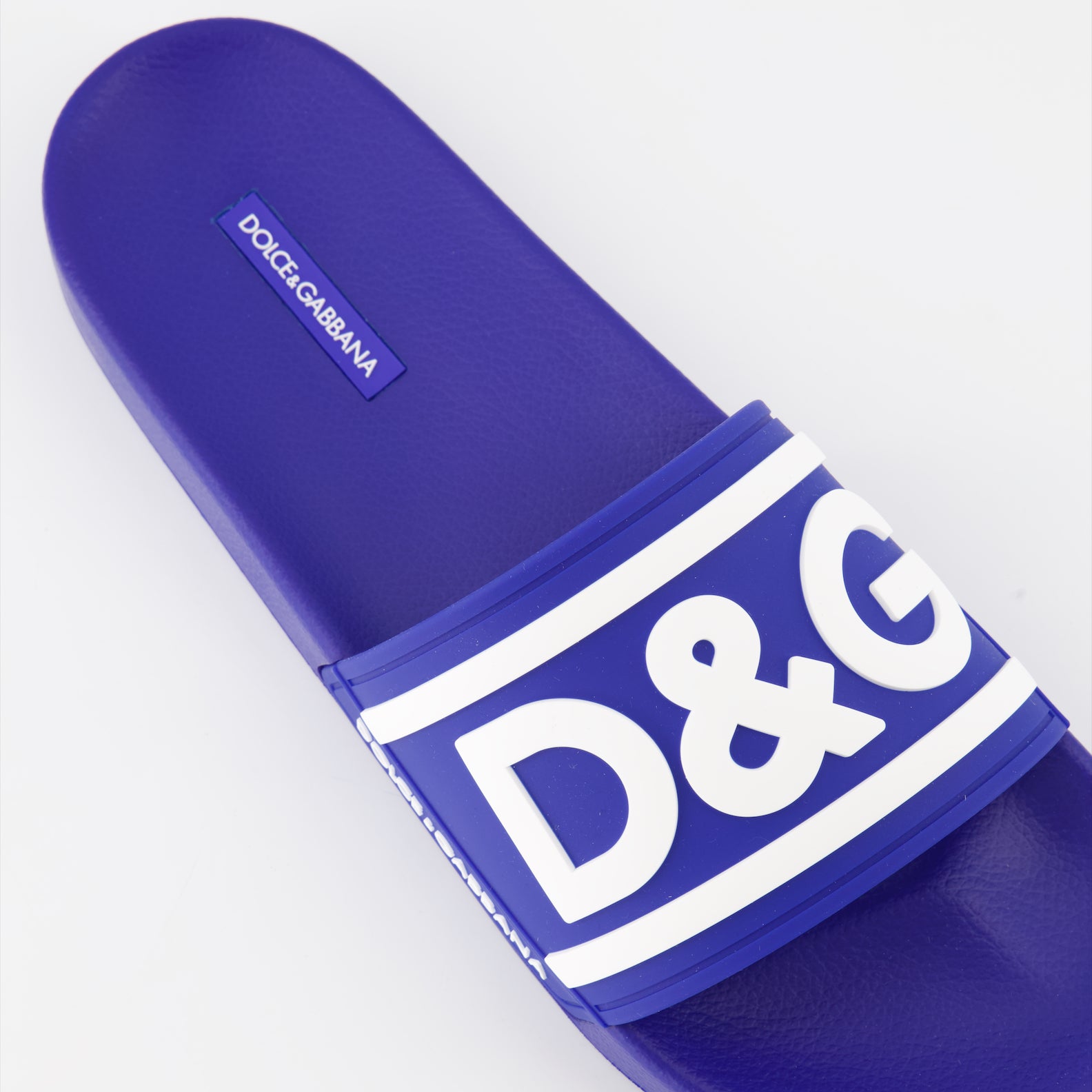 Open shoes D&amp;G slides Dolce & Gabbana Blue Man