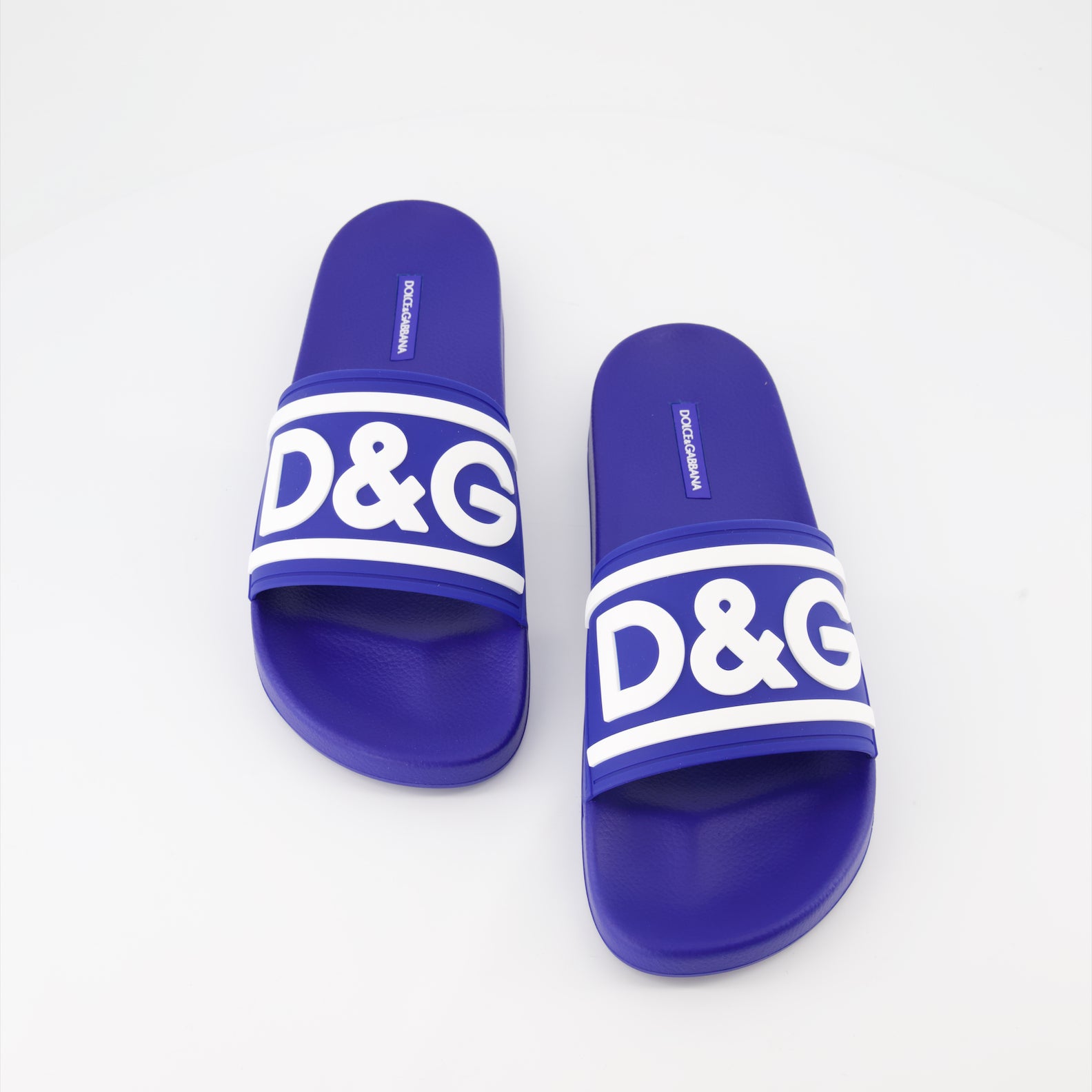 Open shoes D&amp;G slides Dolce & Gabbana Blue Man
