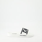Open shoes D&amp;G slides Dolce & Gabbana White Women