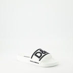 Open shoes D&amp;G slides Dolce & Gabbana White Women