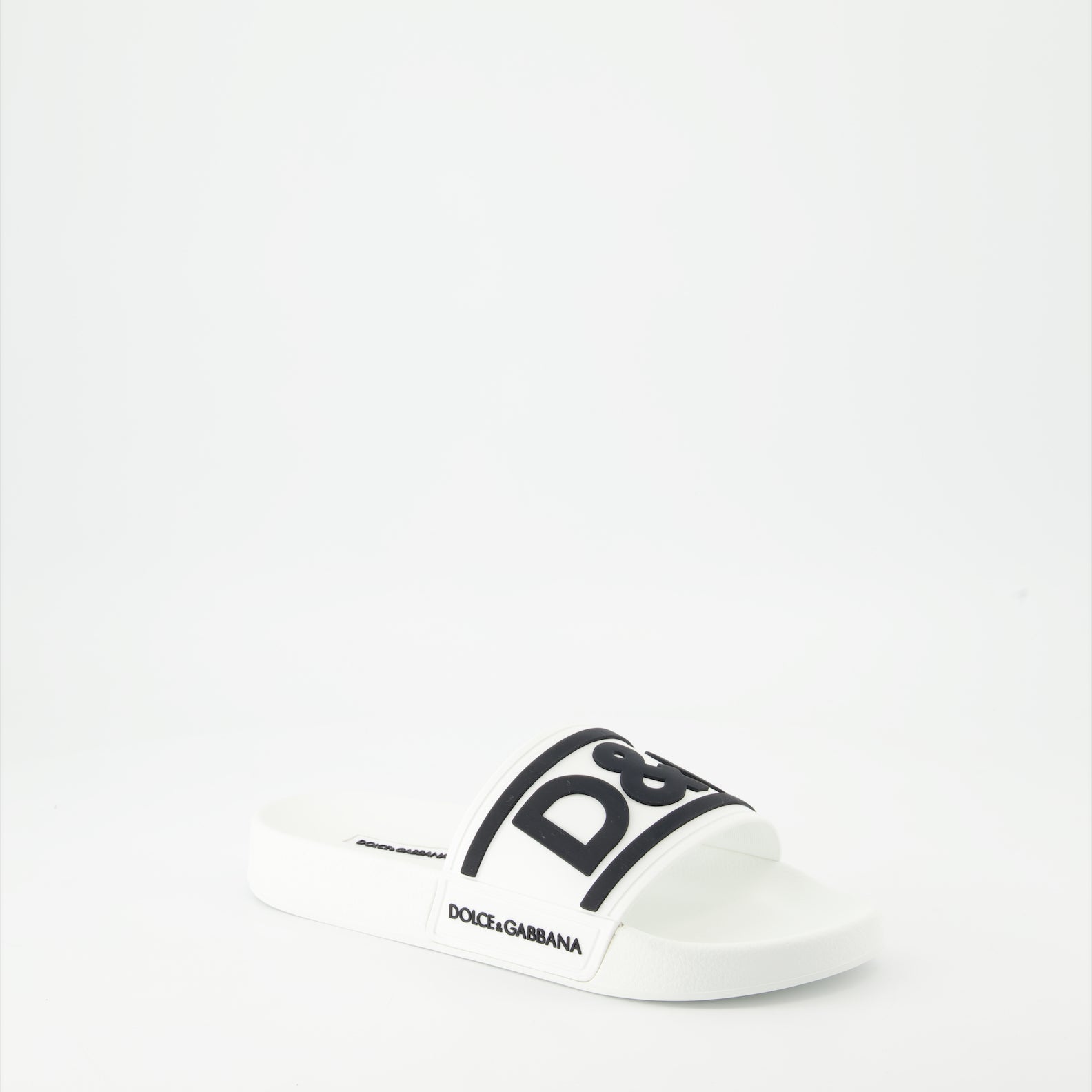 Open shoes D&amp;G slides Dolce & Gabbana White Women