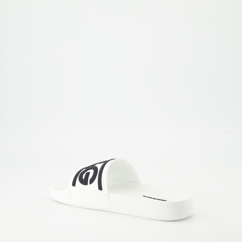 Open shoes D&amp;G slides Dolce & Gabbana White Women