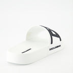 Open shoes D&amp;G slides Dolce & Gabbana White Women