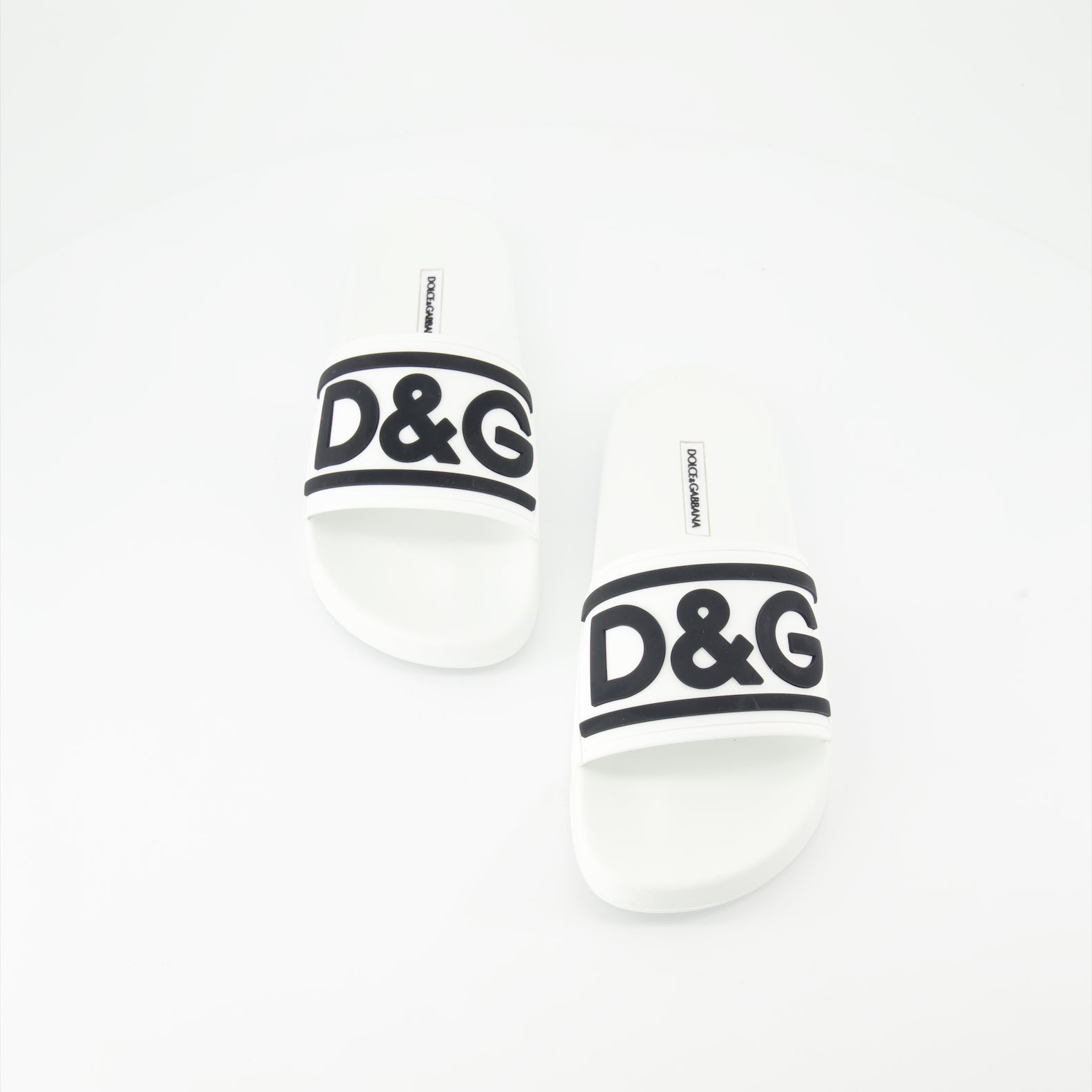 Open shoes D&amp;G slides Dolce & Gabbana White Women