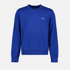 Sweatshirts Sweatshirt à logo plaque Dolce & Gabbana Bleu Homme