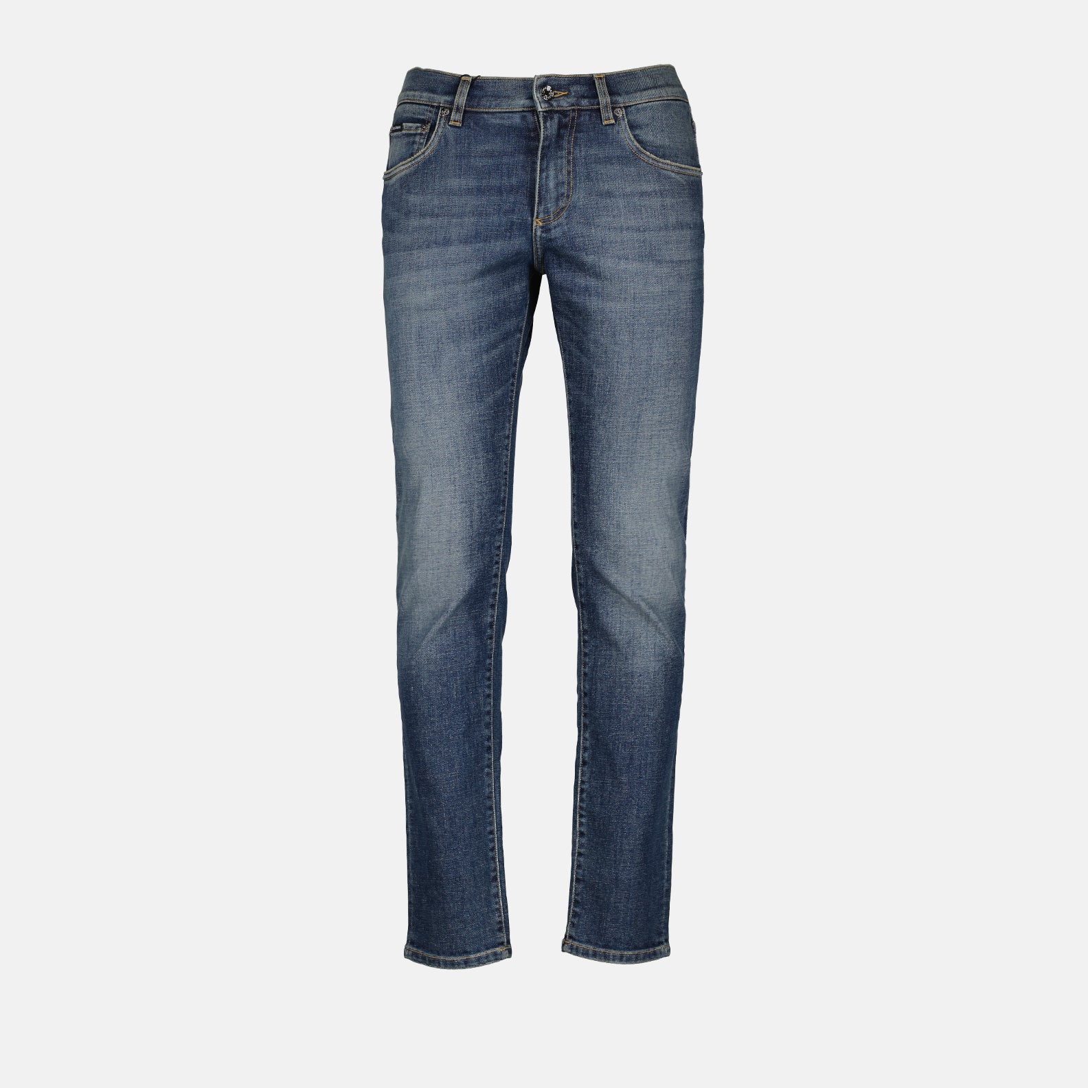 Hosen Jean droit Dolce & Gabbana Blau Homme