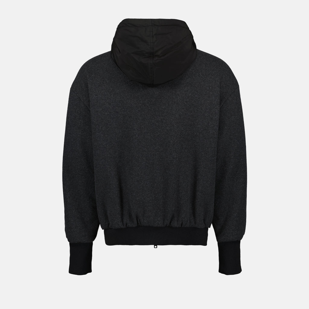 Vestes Bomber à logo plaque Dolce & Gabbana Gris Homme