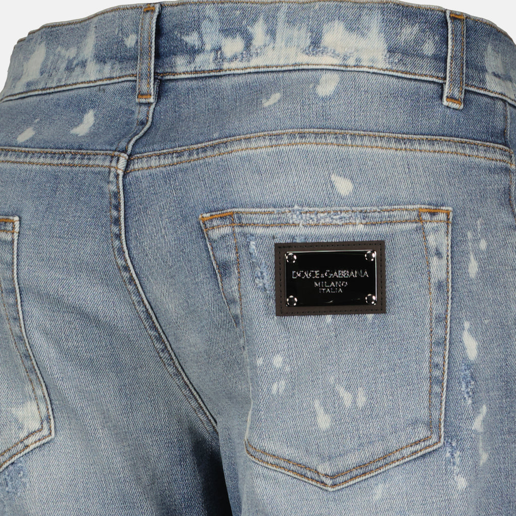 Pants Distressed jeans Dolce & Gabbana Blue Man