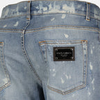Pants Distressed jeans Dolce & Gabbana Blue Man
