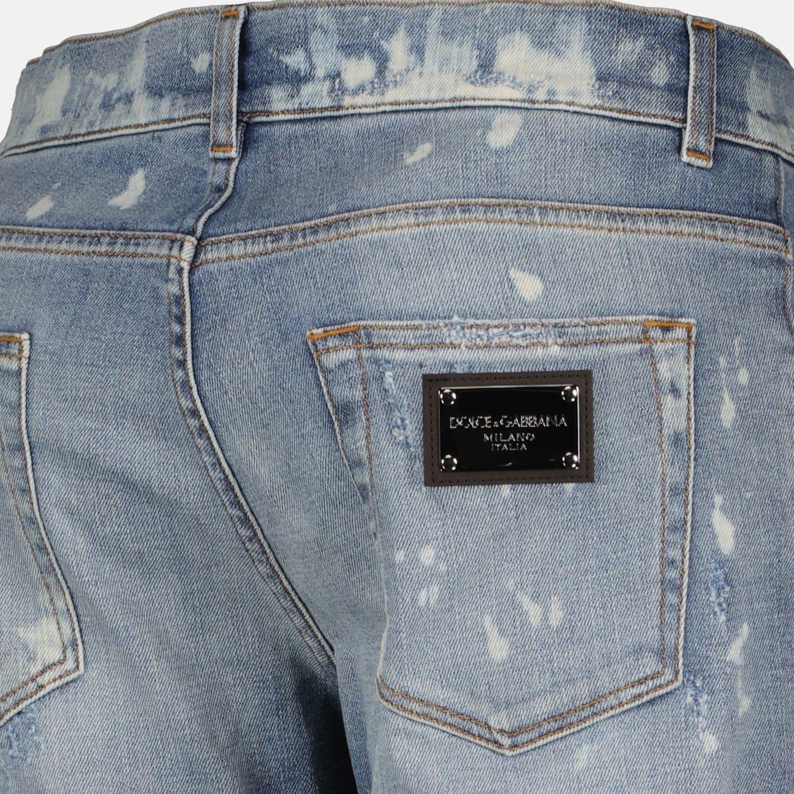 Pants Distressed jeans Dolce & Gabbana Blue Man