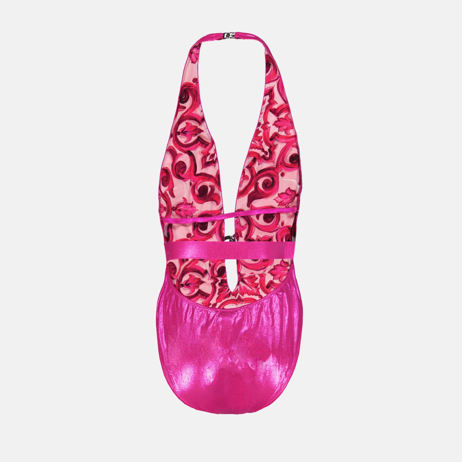 Beachwear Maillot de bain en tissu métallique Dolce & Gabbana Rose Femme