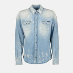 Shirts Denim shirt Dolce & Gabbana Blue Man