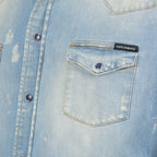 Shirts Denim shirt Dolce & Gabbana Blue Man