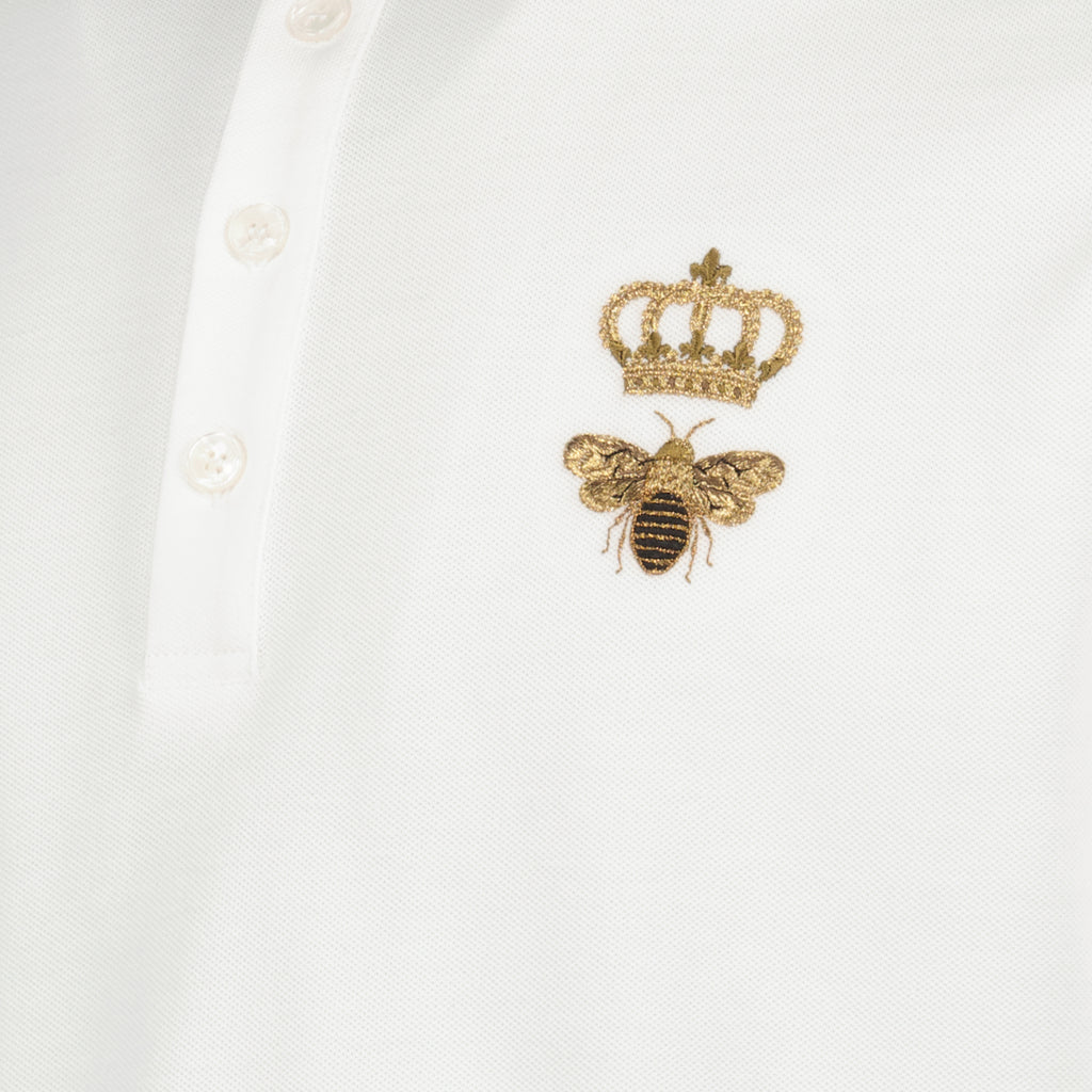 Polo shirts Bee polo shirt Dolce & Gabbana White Man