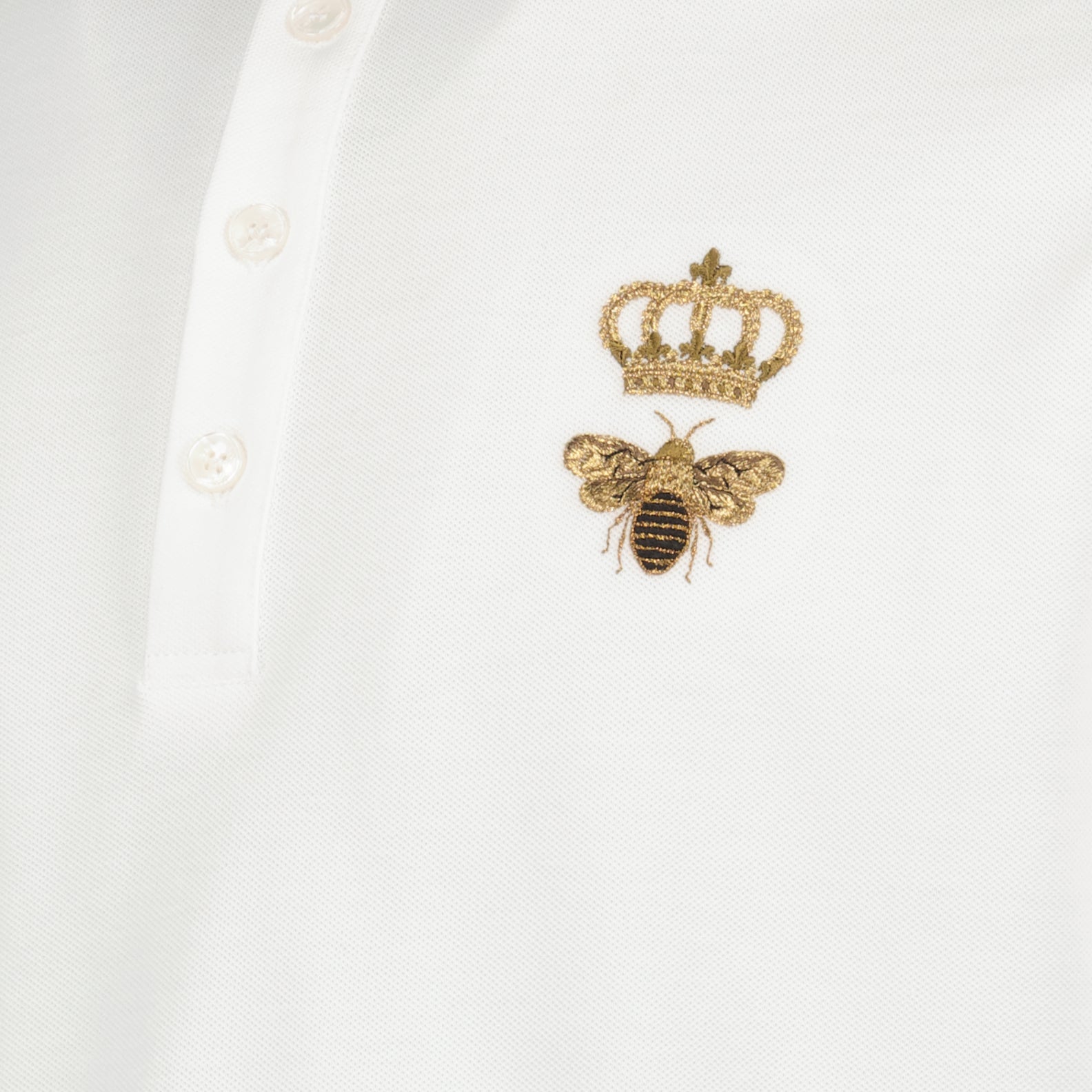 Polo shirts Bee polo shirt Dolce & Gabbana White Man