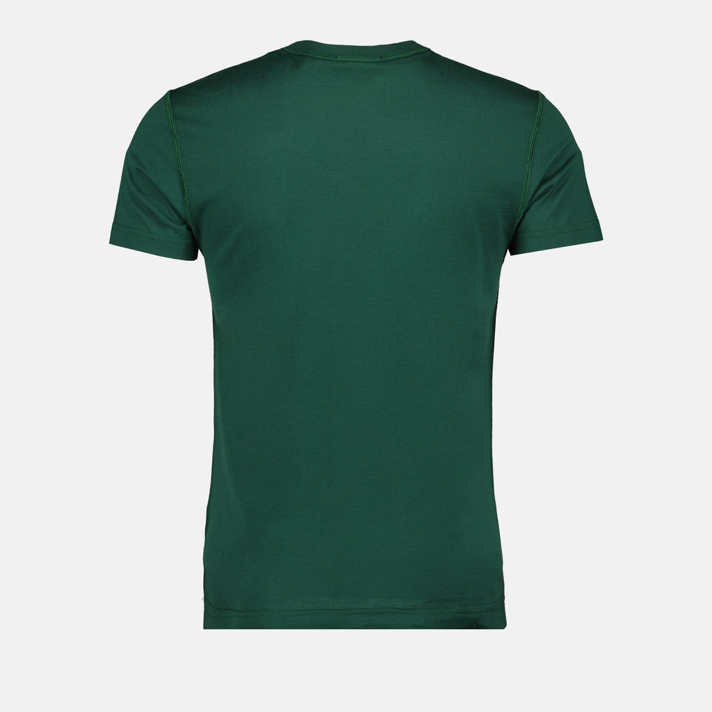 T-shirts T-shirt à logo plaque Dolce & Gabbana Vert Homme