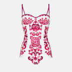 Strandmode Maillot de bain Majolique Dolce & Gabbana Rosa Femme