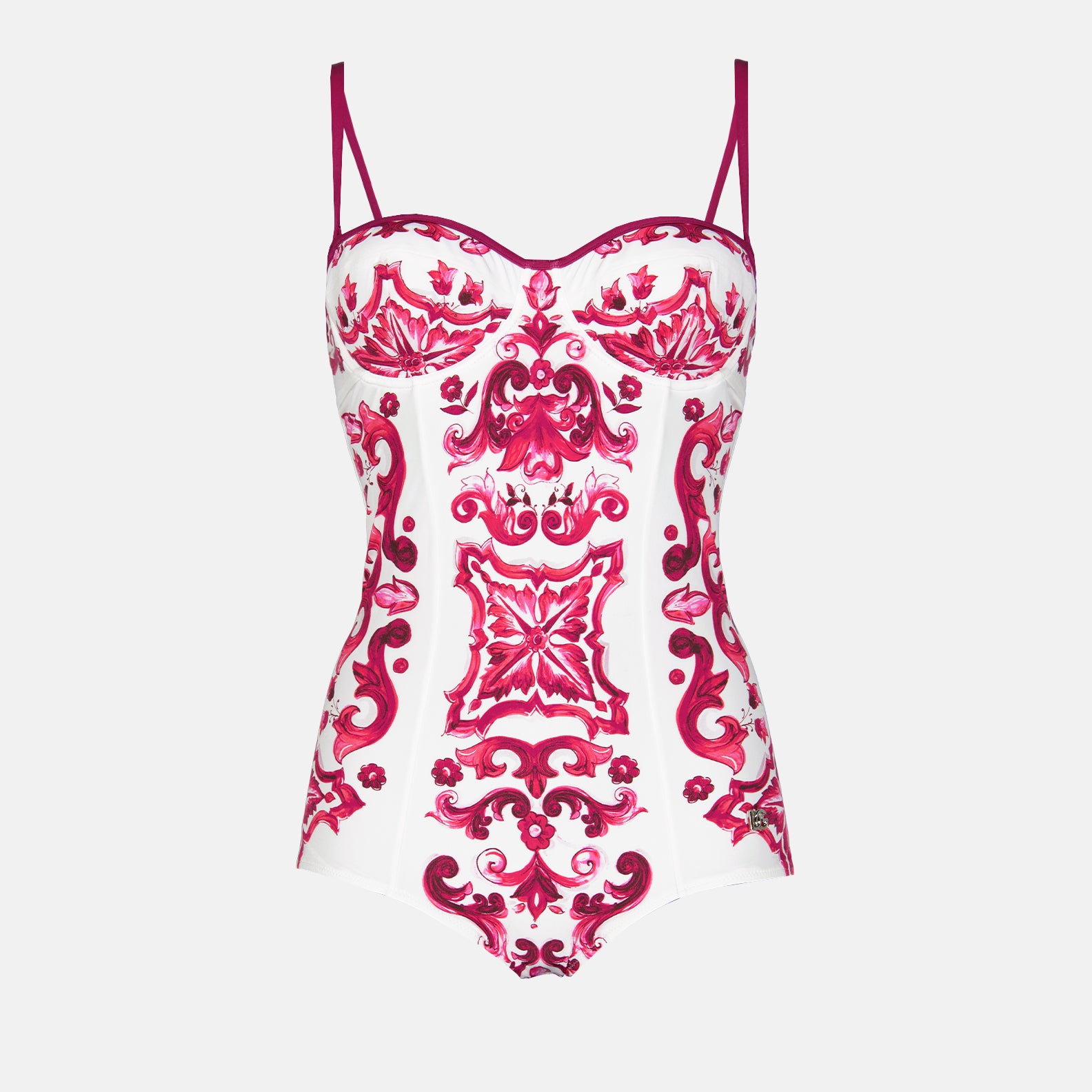 Strandmode Maillot de bain Majolique Dolce & Gabbana Rosa Femme