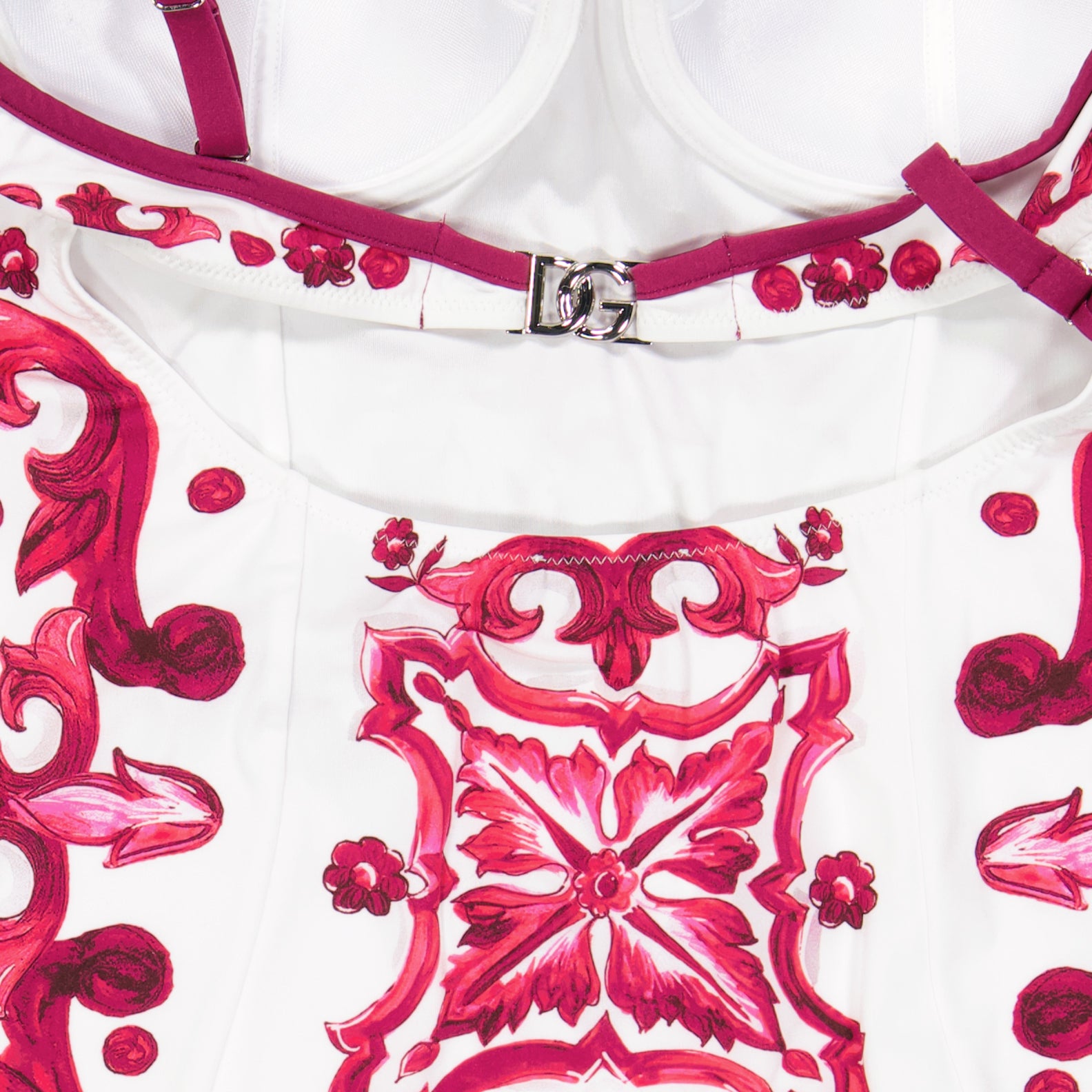 Strandmode Maillot de bain Majolique Dolce & Gabbana Rosa Femme