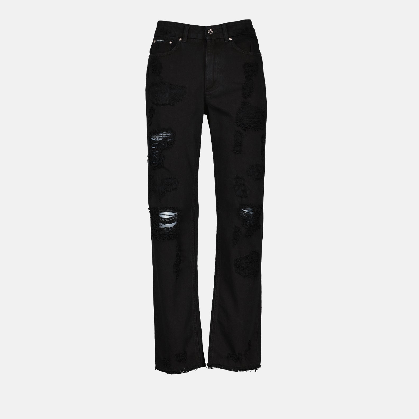 Black Straight Jeans