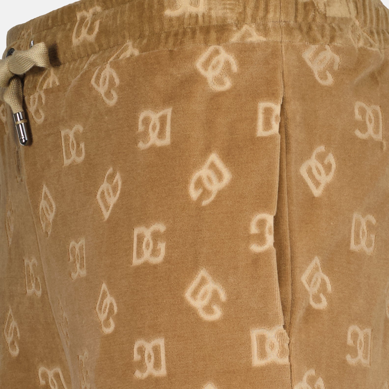 Hosen Pantalon jogging à logo Dolce & Gabbana Braun Homme