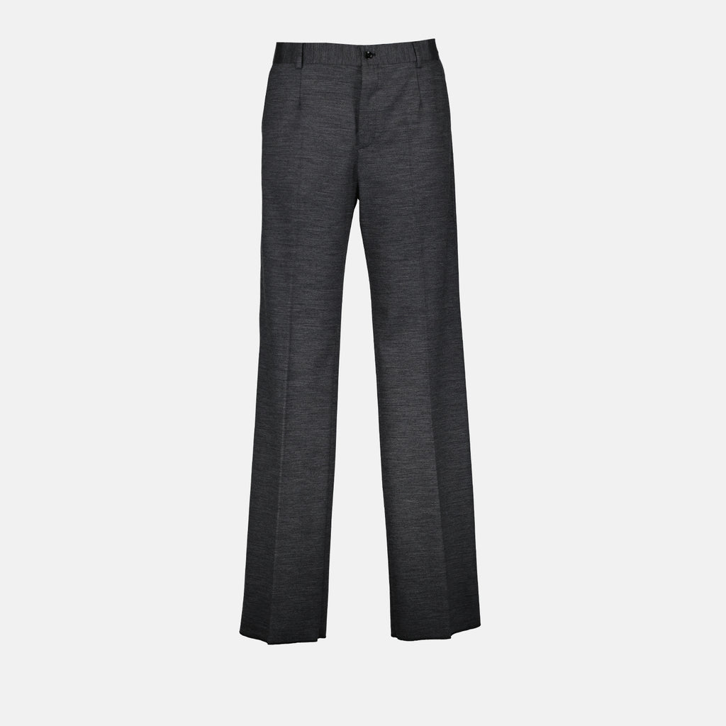 Pantalons Pantalon droit Dolce & Gabbana Gris Homme