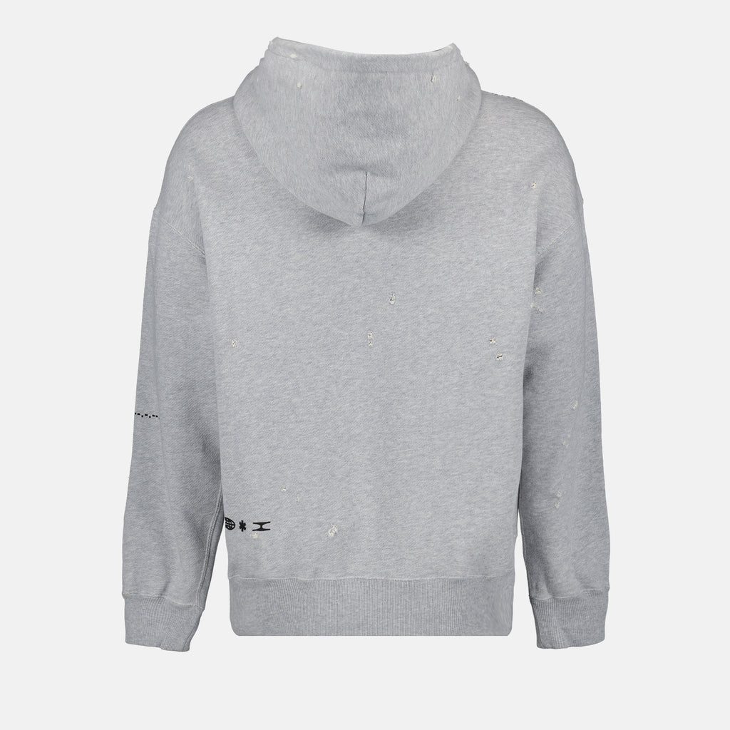 Sweatshirts Sweat à capuche imprimé Dolce & Gabbana Gris Homme