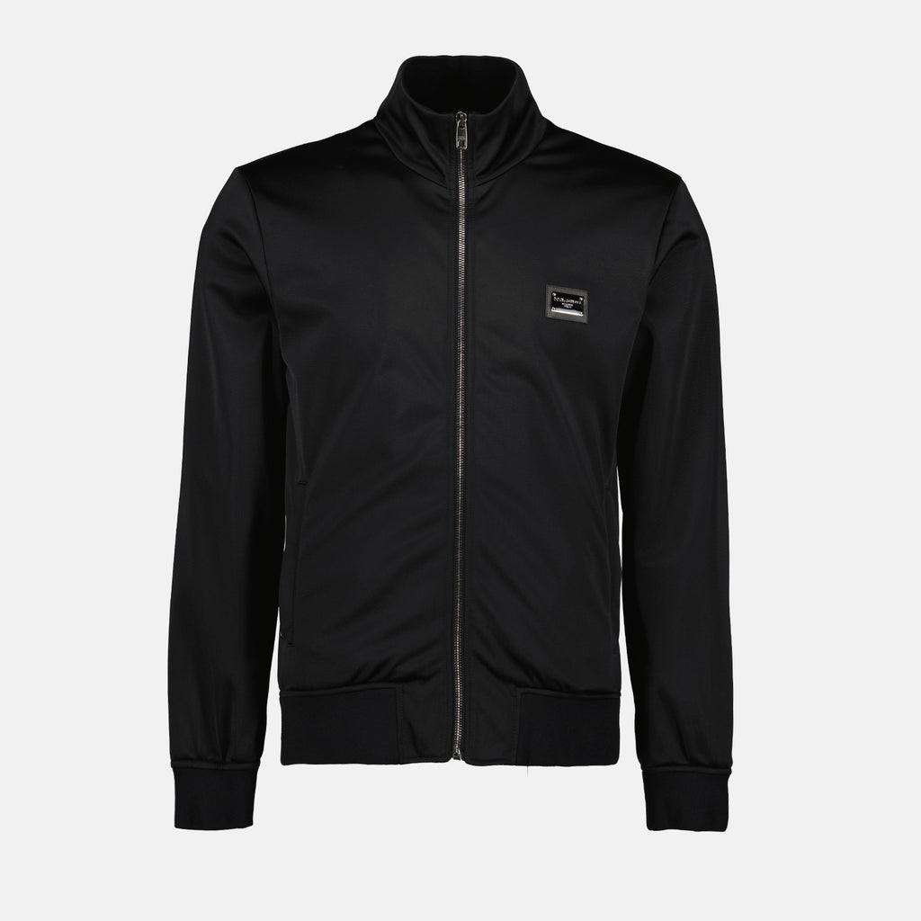 재킷 Veste à logo plaque Dolce & Gabbana 검은색 Homme