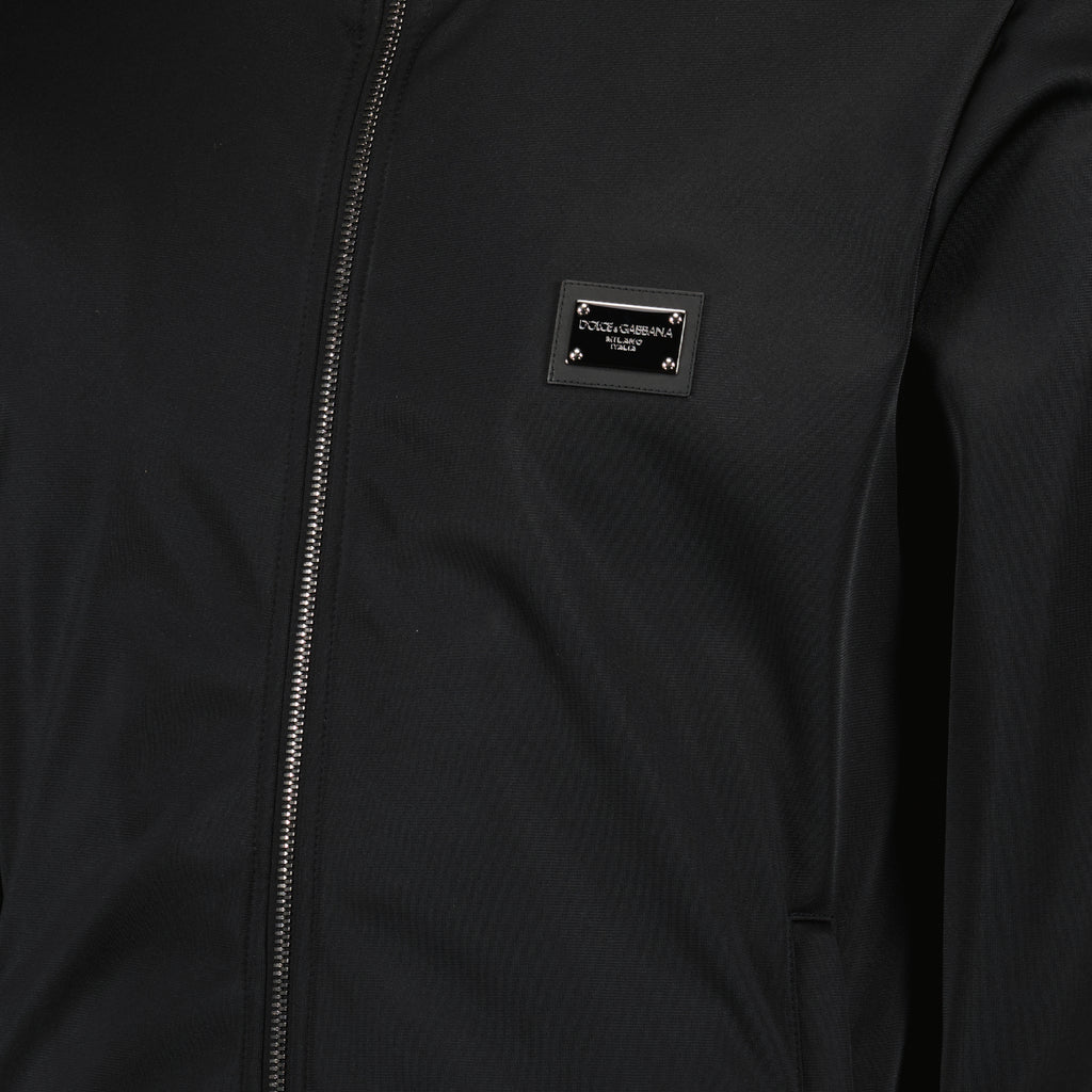 재킷 Veste à logo plaque Dolce & Gabbana 검은색 Homme