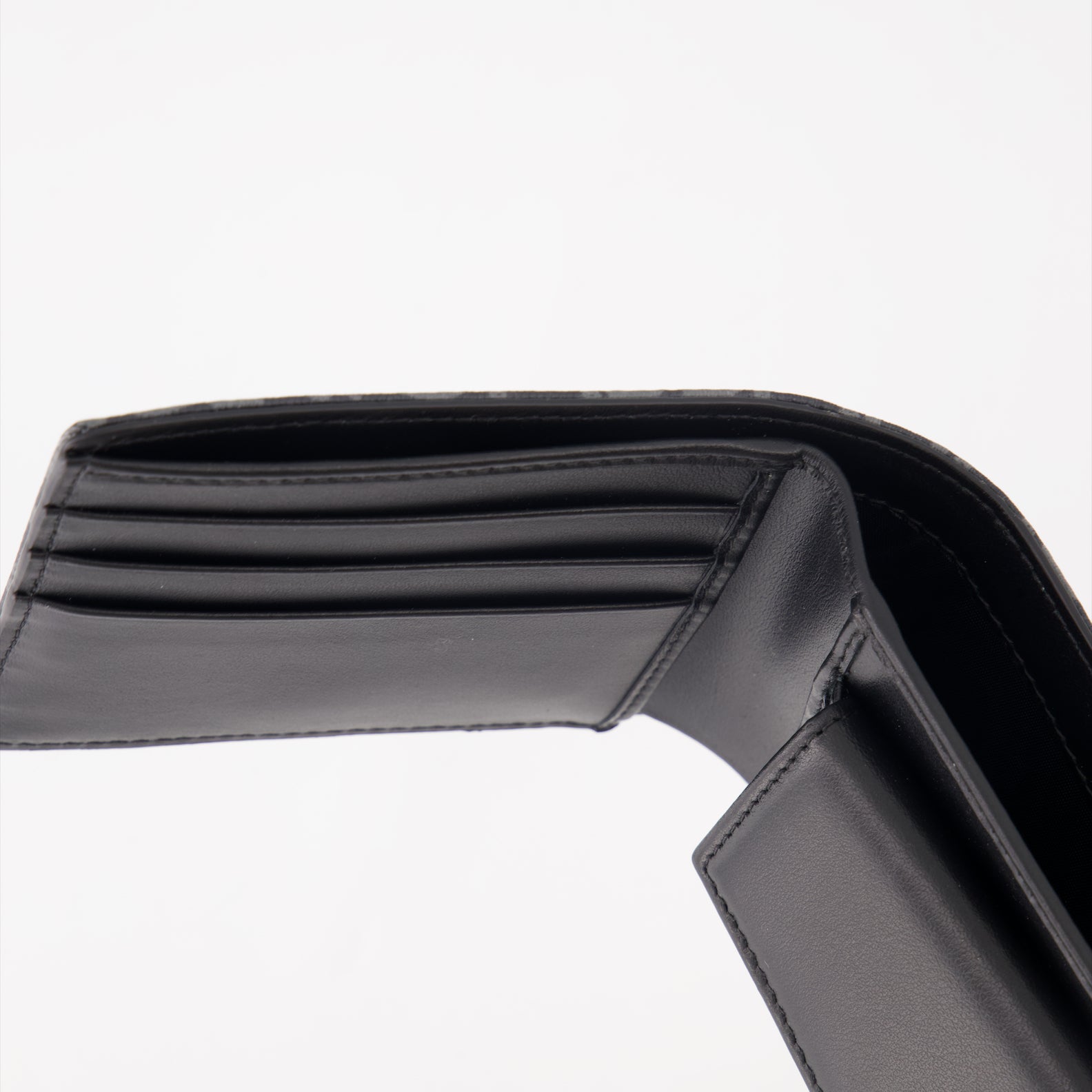 Kleine lederwaren Portefeuille monogrammé Dolce & Gabbana Grau Homme