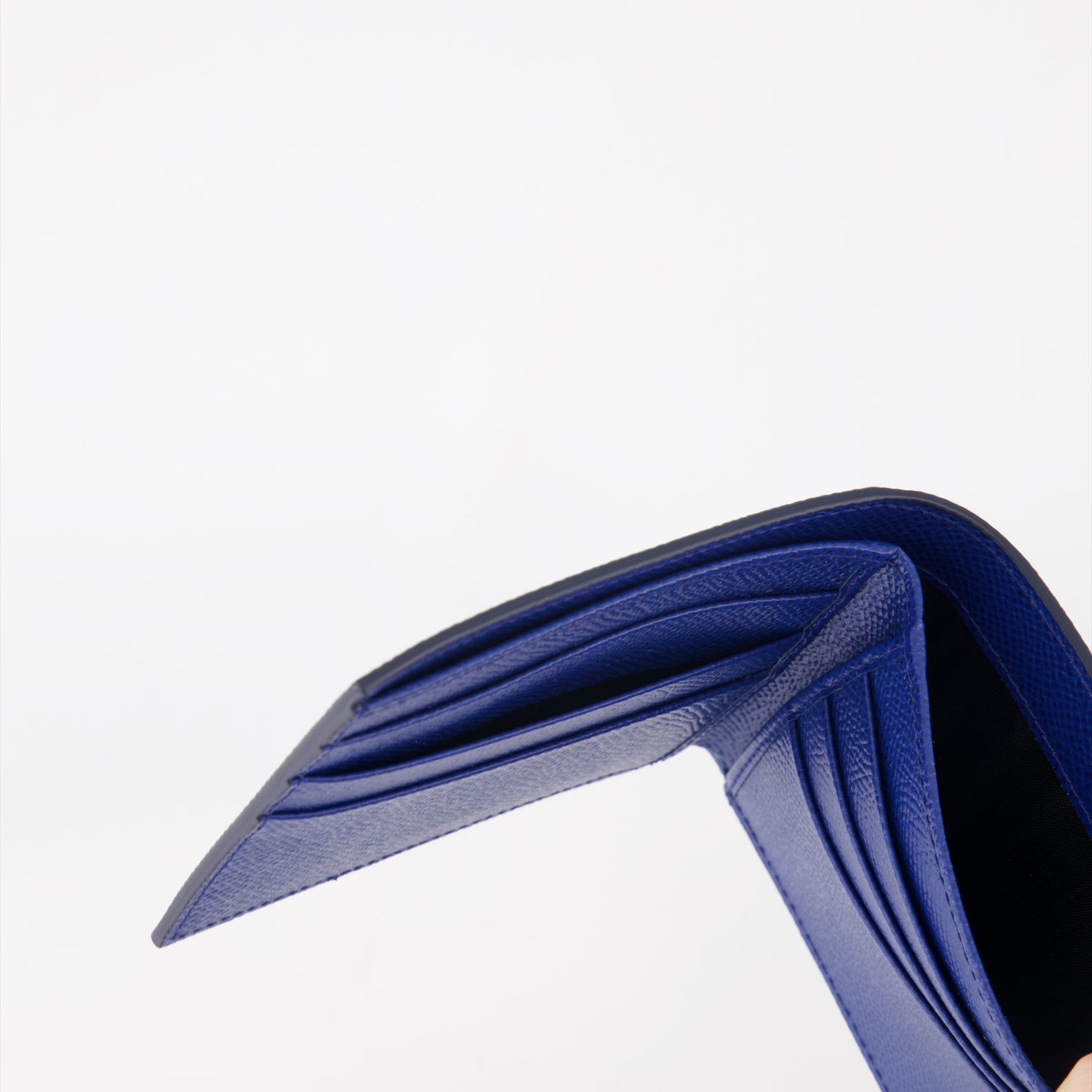 Small leather goods Logo plaque wallet Dolce & Gabbana Blue Man