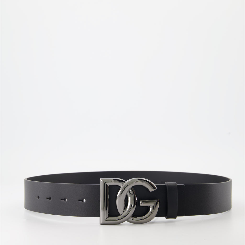 Ceintures Ceinture DG Dolce & Gabbana Noir Homme