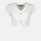 T-shirts DG cropped t-shirt Dolce & Gabbana White Women