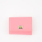 Small leather goods Logo plaque wallet Dolce & Gabbana Pink Women