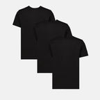 Camisetas Lot de T-shirts à logo Moncler Preto Homme