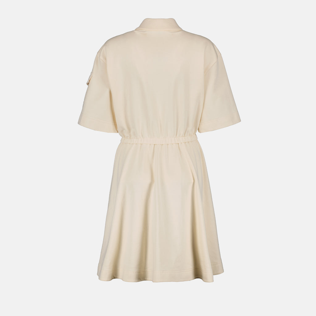 Robes Robe évasée Moncler Beige Femme