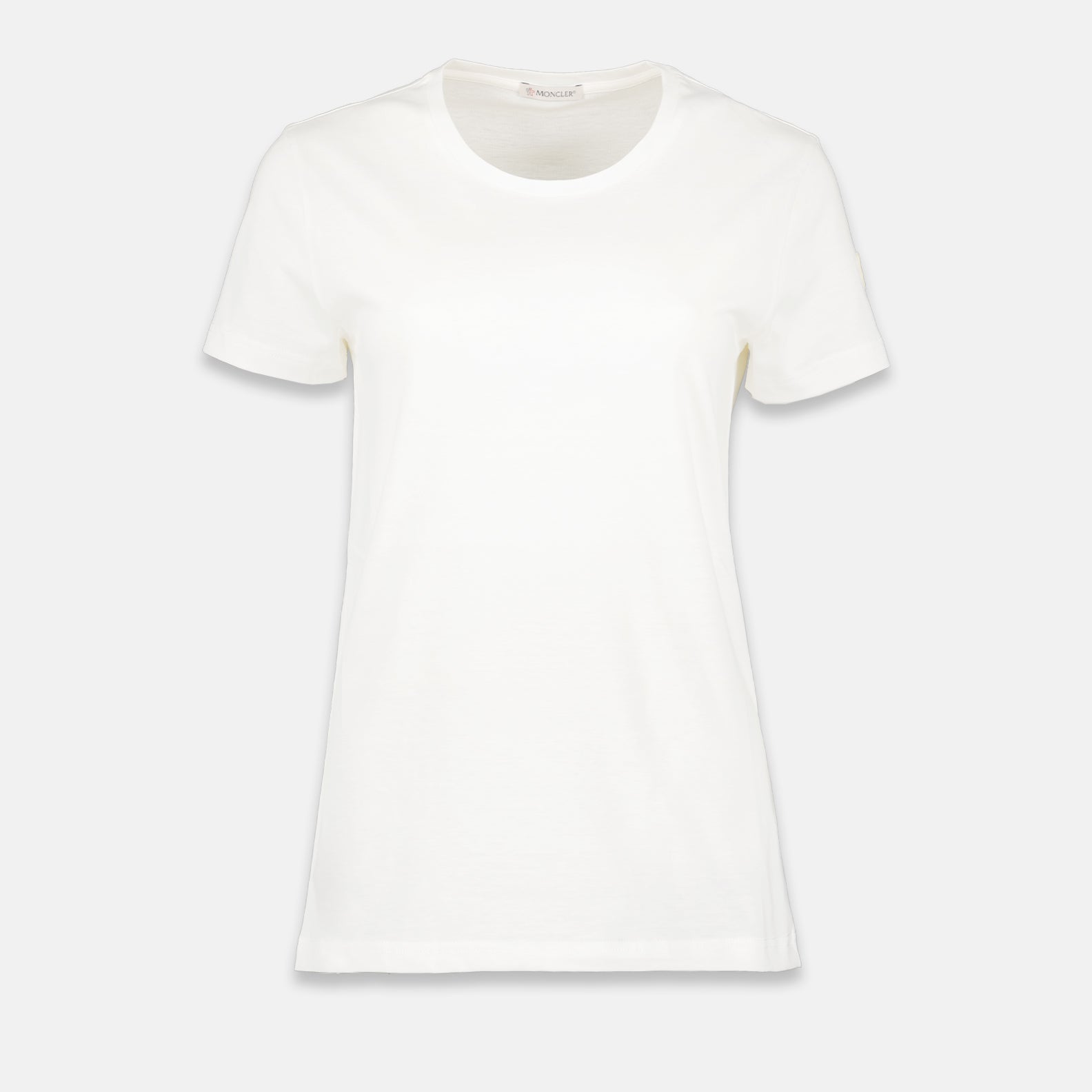 T-shirt T-shirt à logo Moncler Bianco Femme