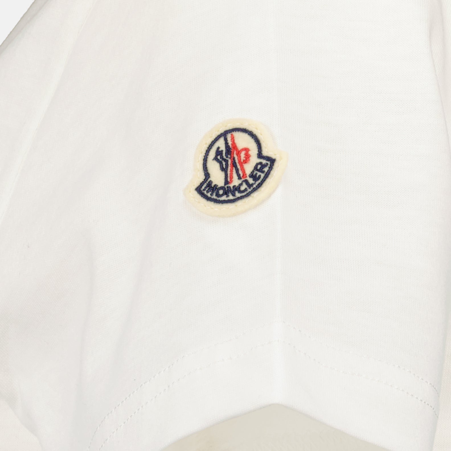 T-shirt T-shirt à logo Moncler Bianco Femme