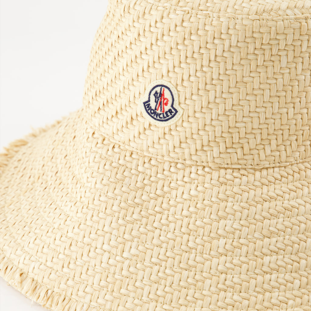 Chapeaux, casquettes et bonnets Chapeau en paille Moncler Beige Femme