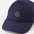 Hats, caps and beanies Monogrammed Cap Moncler Dark blue Man