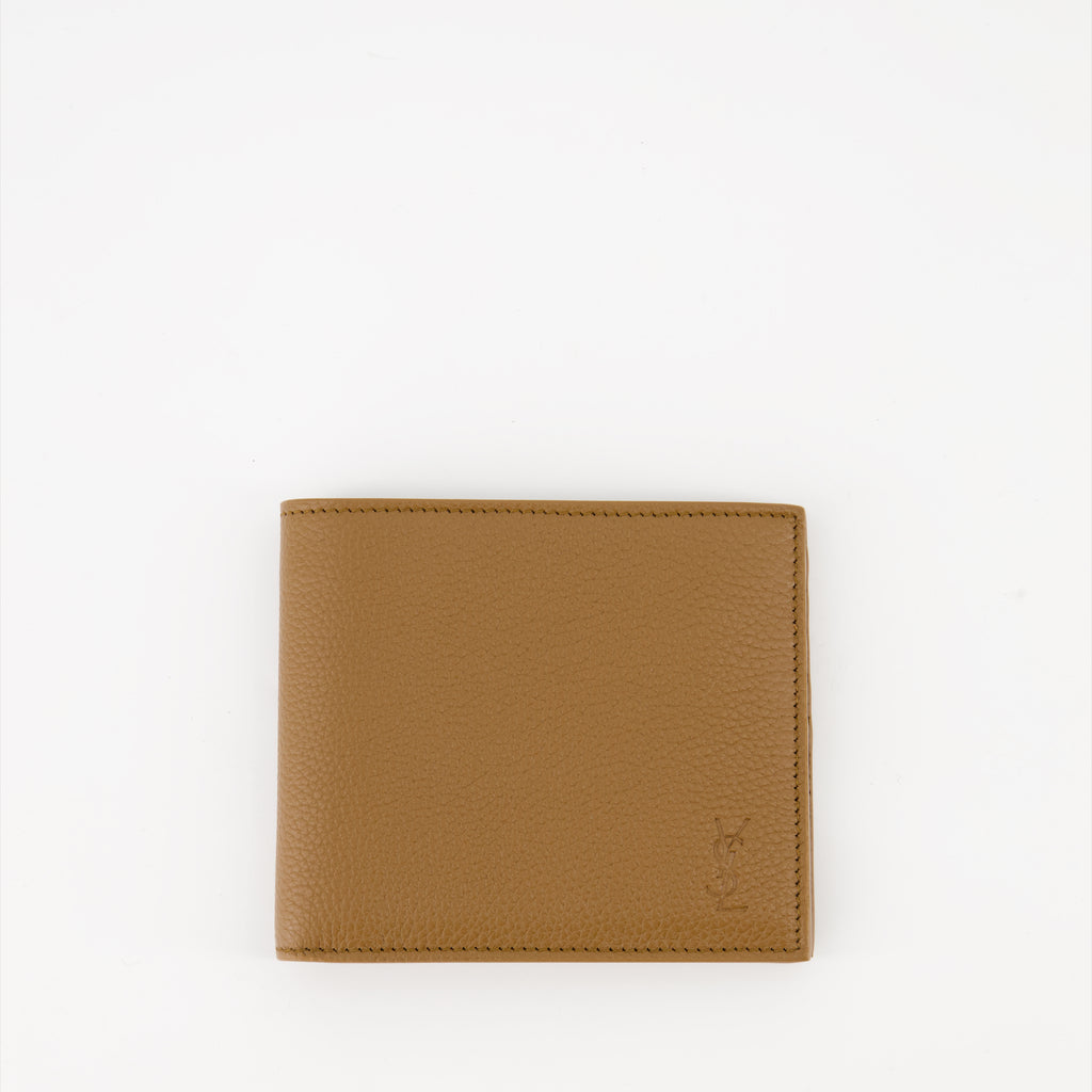 Kleine lederwaren Portefeuille Cassandre Shadow Saint Laurent Braun Homme