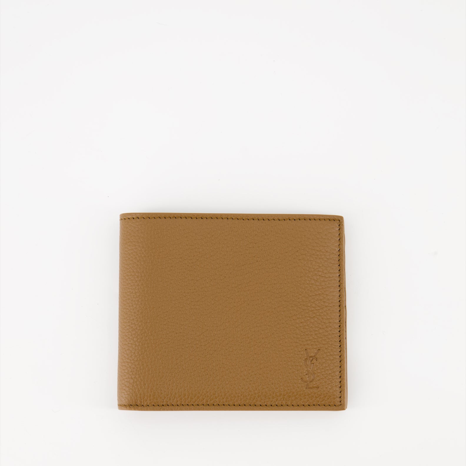 Small leather goods Portefeuille Cassandre Shadow Saint Laurent Brown Homme