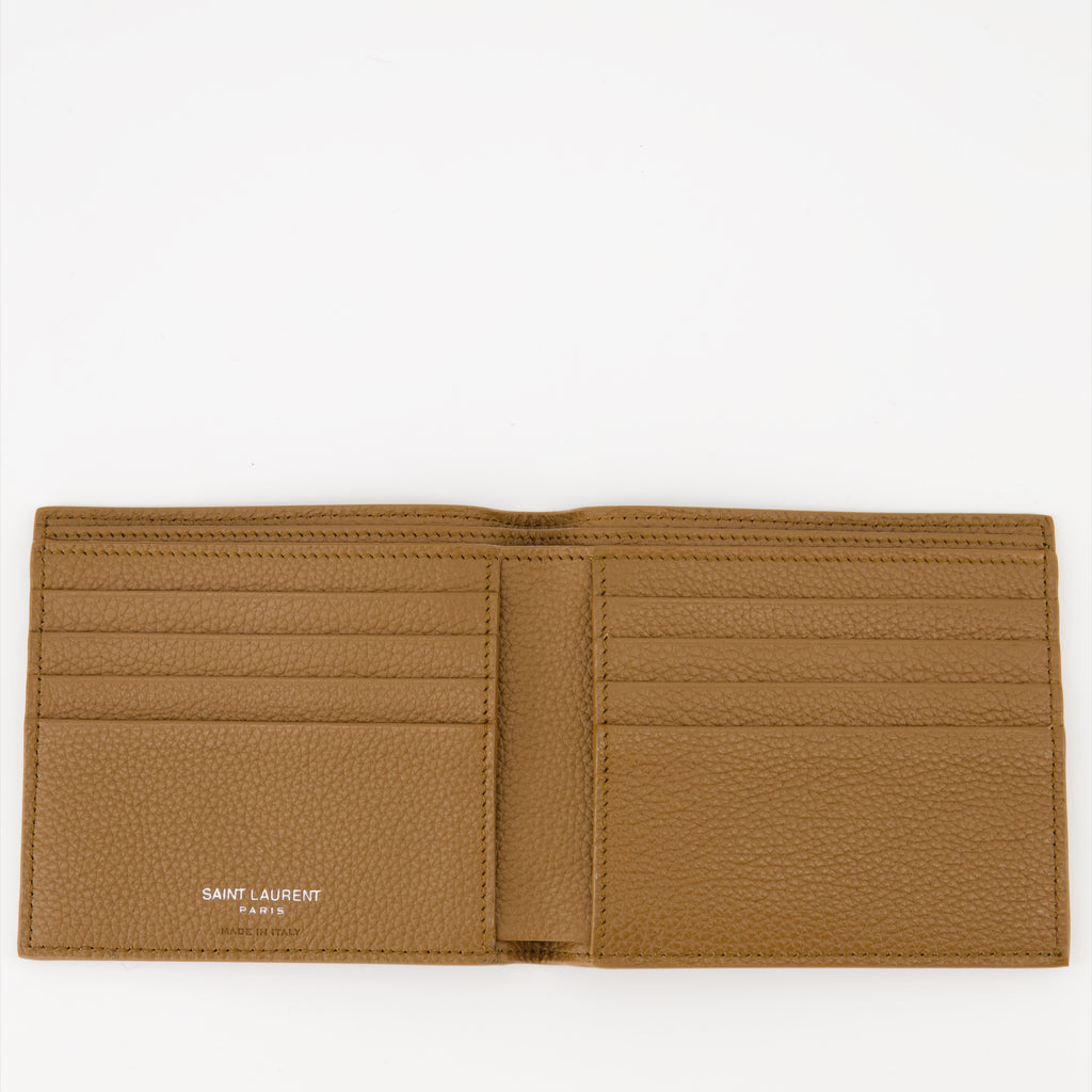 Kleine lederwaren Portefeuille Cassandre Shadow Saint Laurent Braun Homme