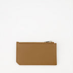 Kleine lederwaren Cassandre Shadow Zipped Card Holder Saint Laurent Braun Homme