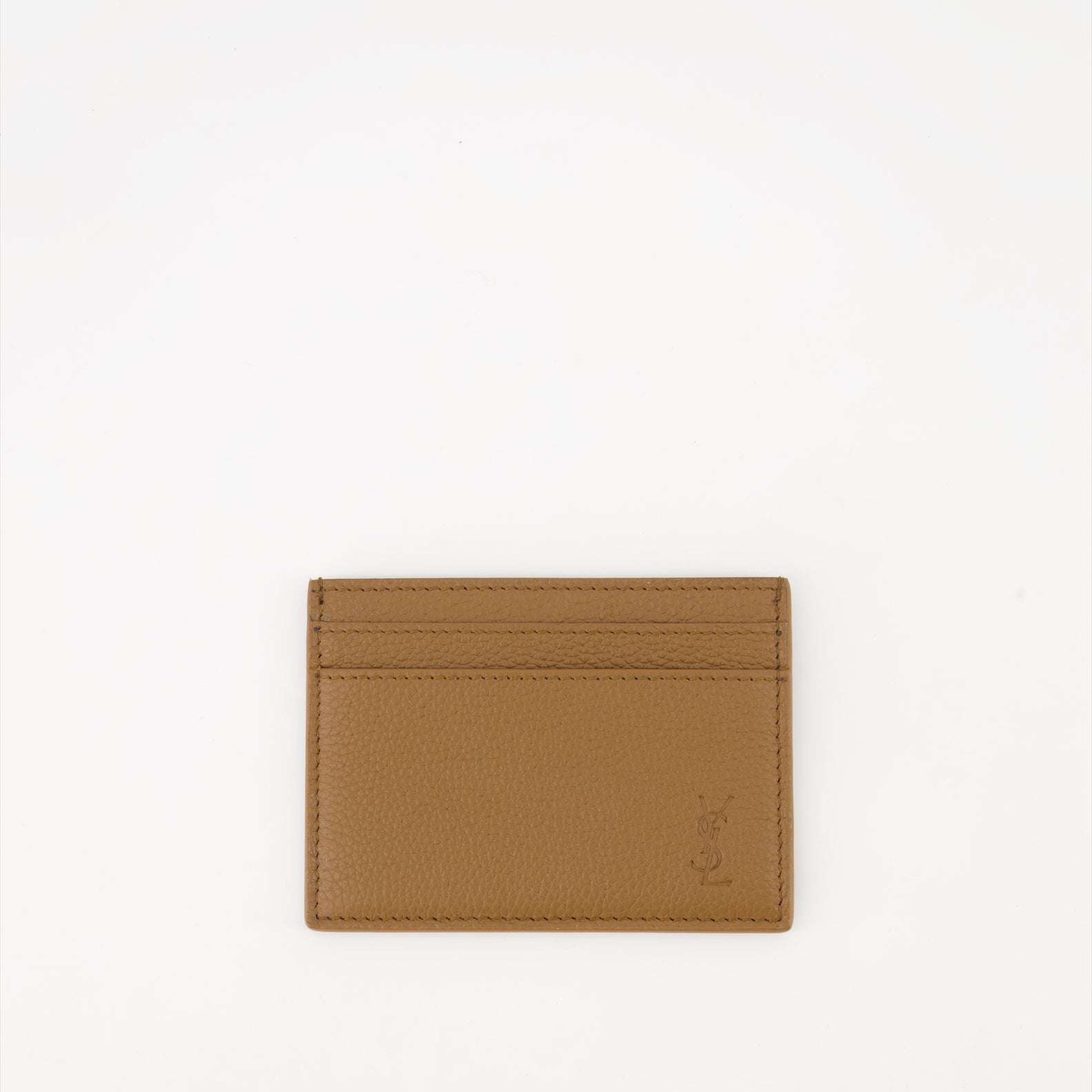Small leather goods Cassandre Shadow Card Holder Saint Laurent Brown Homme