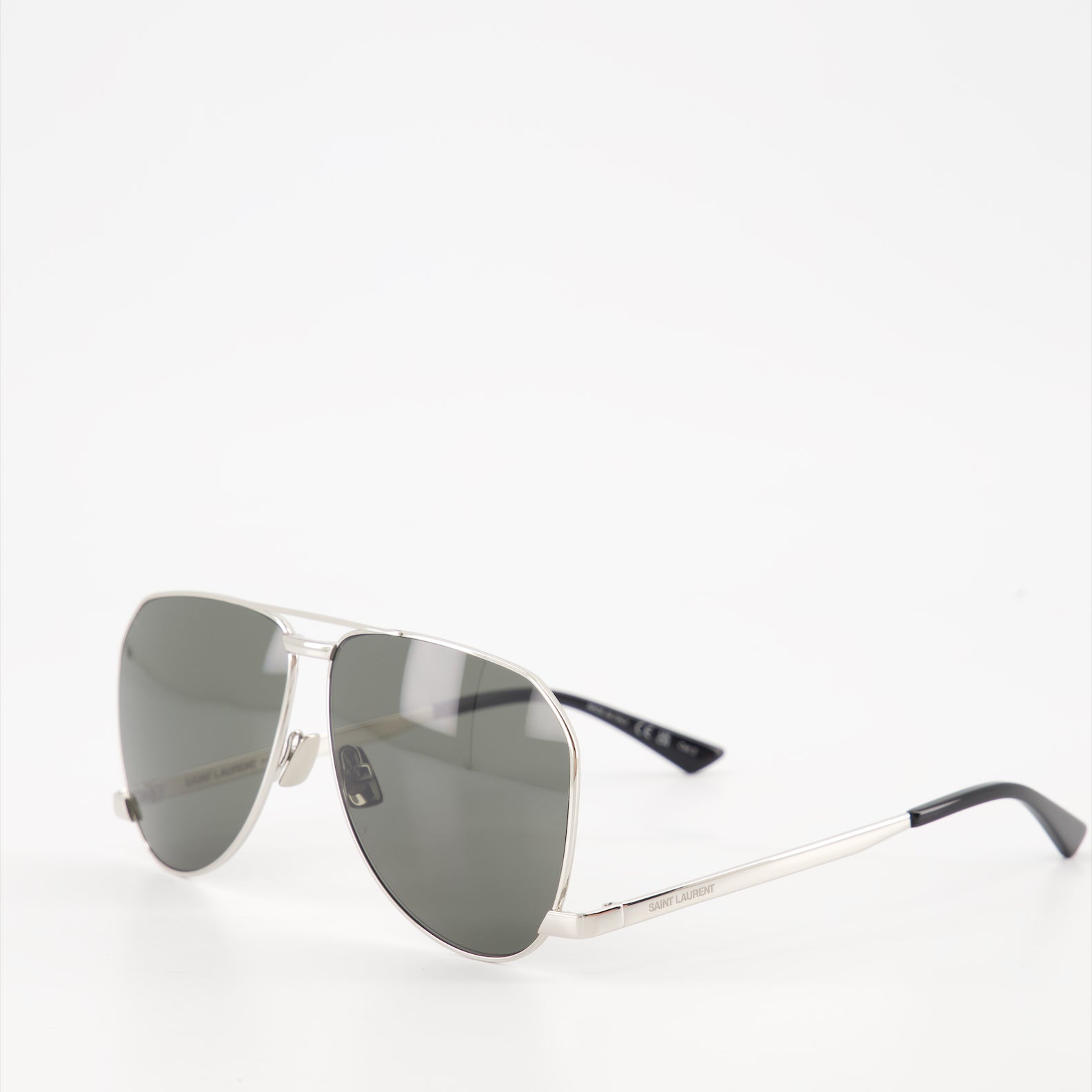 Glasses SL 690 Sunglasses Saint Laurent Silver Unisex