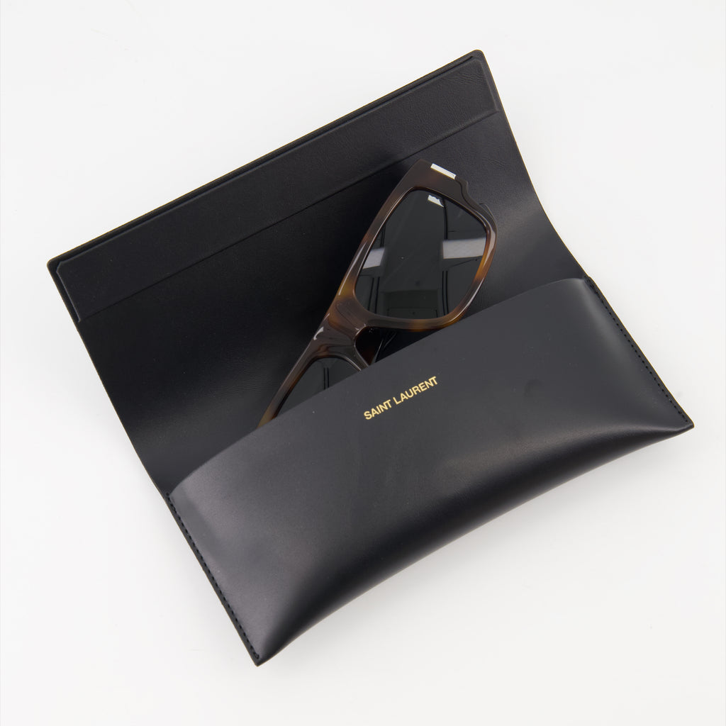 Glasses SL 659 Sunglasses Saint Laurent Brown Unisex