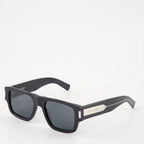Brillen SL 659 Sonnenbrille Saint Laurent Schwarz Unisex